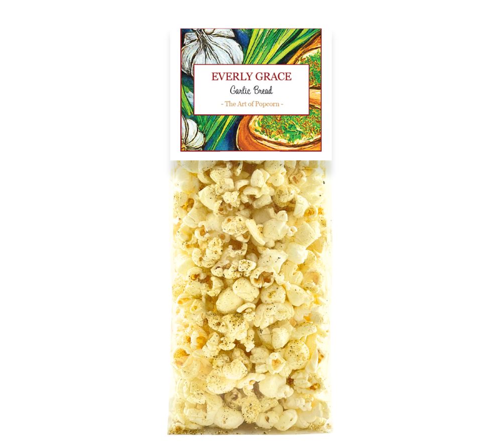 Garlic Bread Popcorn von Everly Grace 40g Tüte
