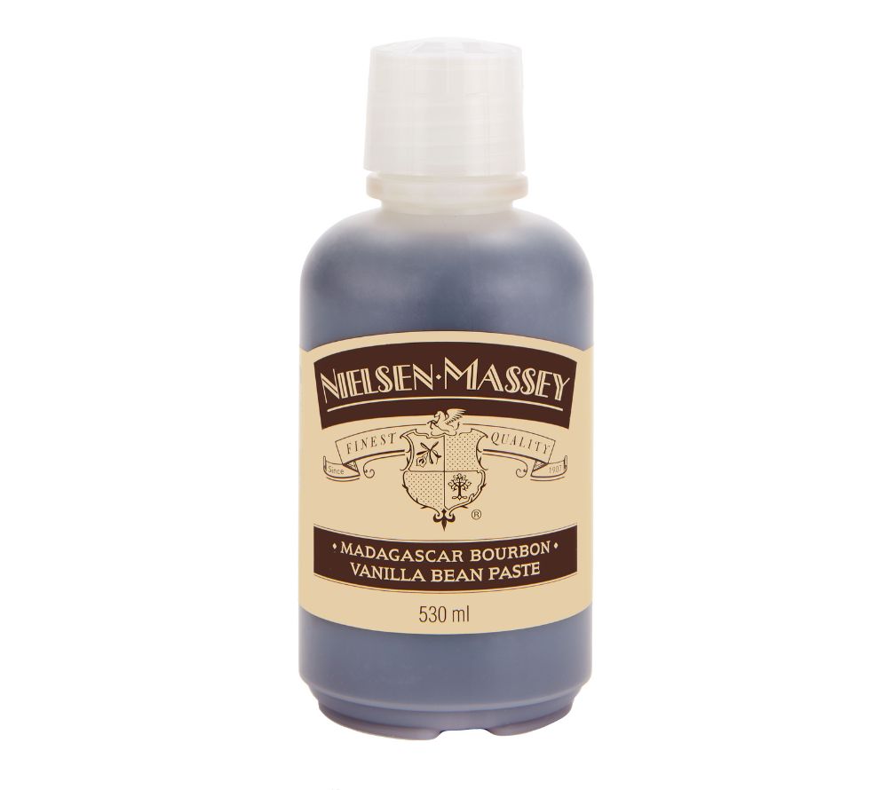 Madagascar Bourbon Vanillepaste von Nielsen-Massey (530 ml): Intensiv, cremig, mit echten Vanillesamen. Premium-Vanille für Backen & Desserts. Bei Ryans B2B kaufen