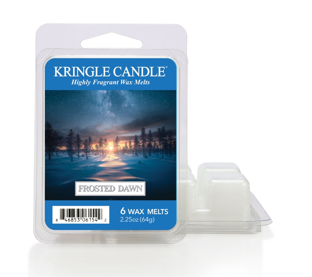 Frosted Dawn Wax Melts – Duftwürfel mit gewürzten Früchten, Fichtennadeln und rauchiger Vanille, perfekt für Wax Melter, gemütliche Winterabende und winterliche Dekoration