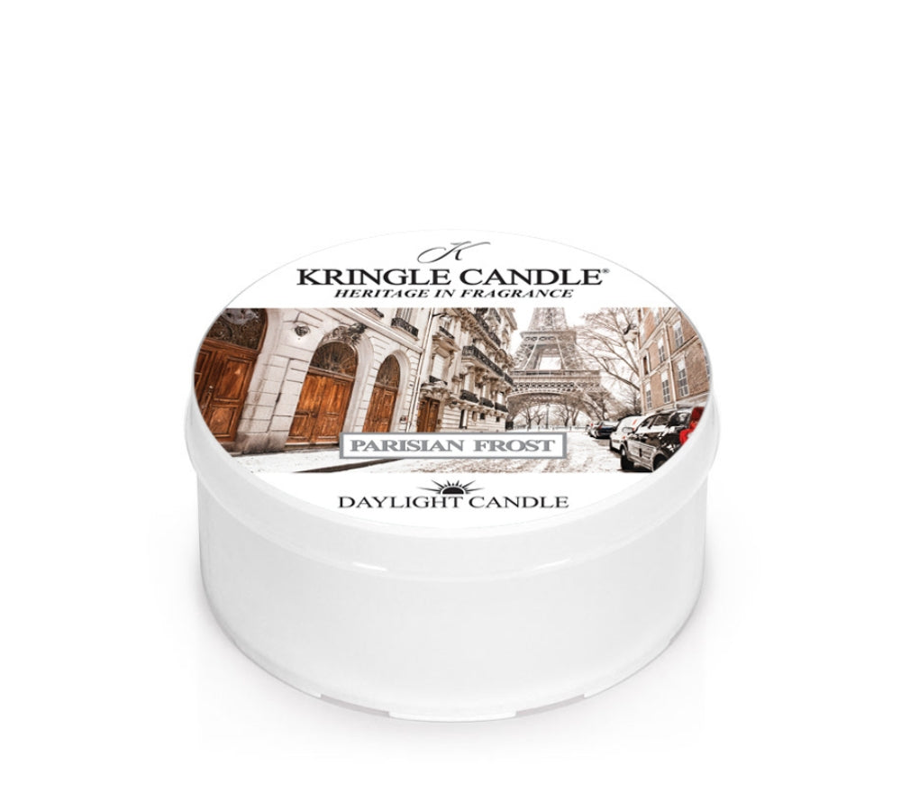 Kringle Candle Daylight – Parisian Frost kaufen | Frische Bergamotte & eleganter Lavendel ☆ Stilvoll, beruhigend, modern ☆ Jetzt entdecken!