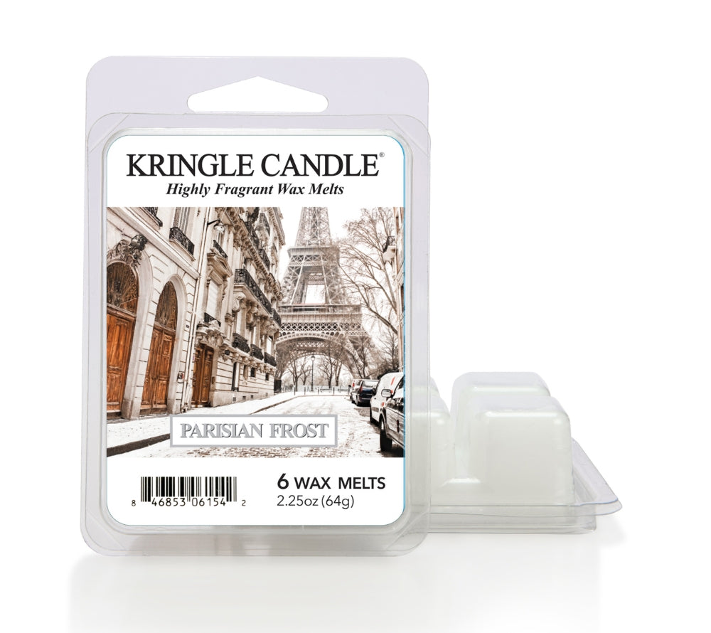 Kringle Candle Wax Melt – Parisian Frost | Frische Bergamotte & Lavendel ☆ Stilvoller, beruhigender Duft ☆ Jetzt ausprobieren!