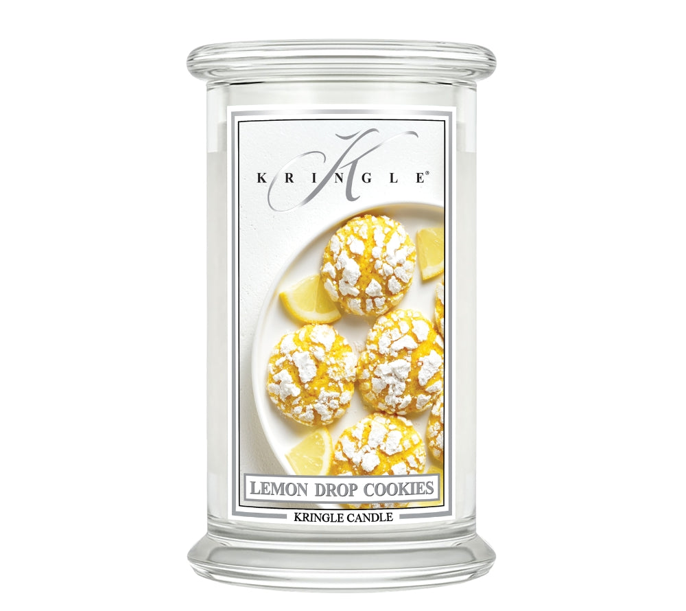 Lemon Drop Cookies Candle mit Zitronenzeste, warmem Keksteig und Vanillezucker. Frisch, cremig und perfekt für eine sonnige Frühlingsstimmung.