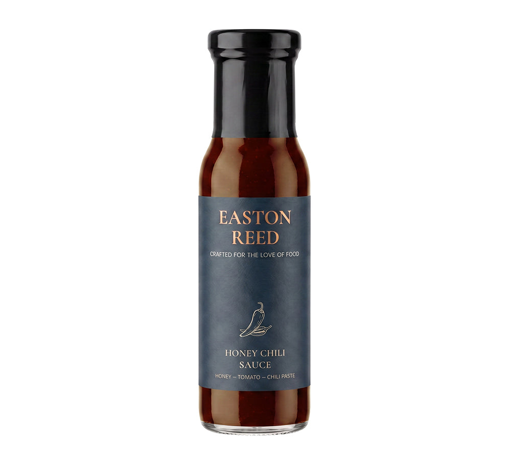 Easton Reed Honey Chili Barbecue Sauce: Honig, Tomate und Chili vereint. Süß-würzige BBQ-Sauce mit feiner Schärfe für Grillgerichte, Burger und Dips.