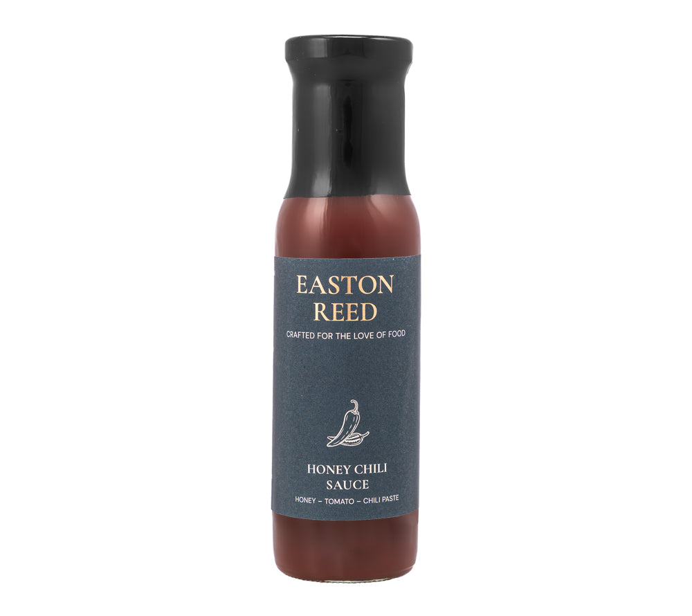 Easton Reed Honey Chili Barbecue Sauce: Honig, Tomate und Chili vereint. Süß-würzige BBQ-Sauce mit feiner Schärfe für Grillgerichte, Burger und Dips.