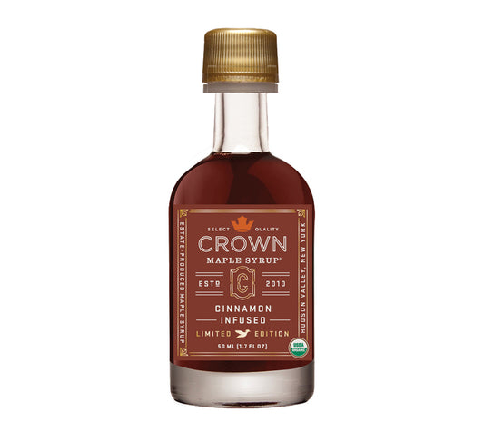 Cinnamon Infused Single Serving von Crown Maple LLC kaufen | Zimt, braune Butter, Pekannüsse | Ideal für Pancakes, Kaffee, Saucen | EU-weiter Versand