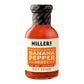 Banana Pepper Hot Sauce von Miller’s kaufen – original US-Sauce mit süß-scharfem Geschmack & Scovie™-Auszeichnung. Ideal für Burger, BBQ, Käse & Geschenke.