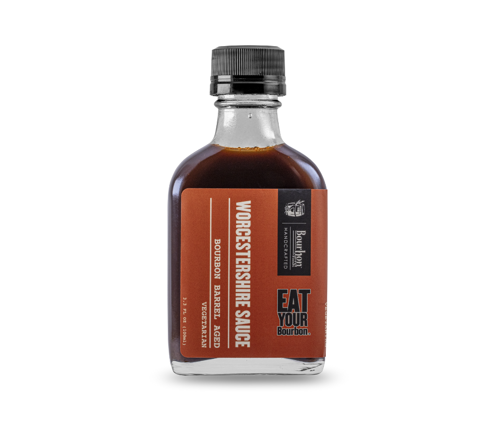 Bourbon Barrel Aged Worcestershire Sauce von Bourbon Barrel Foods kaufen | Würzsauce gereift in Boubon-Fässern | perfekt für Dips, Marinaden | EU-weiter Versand