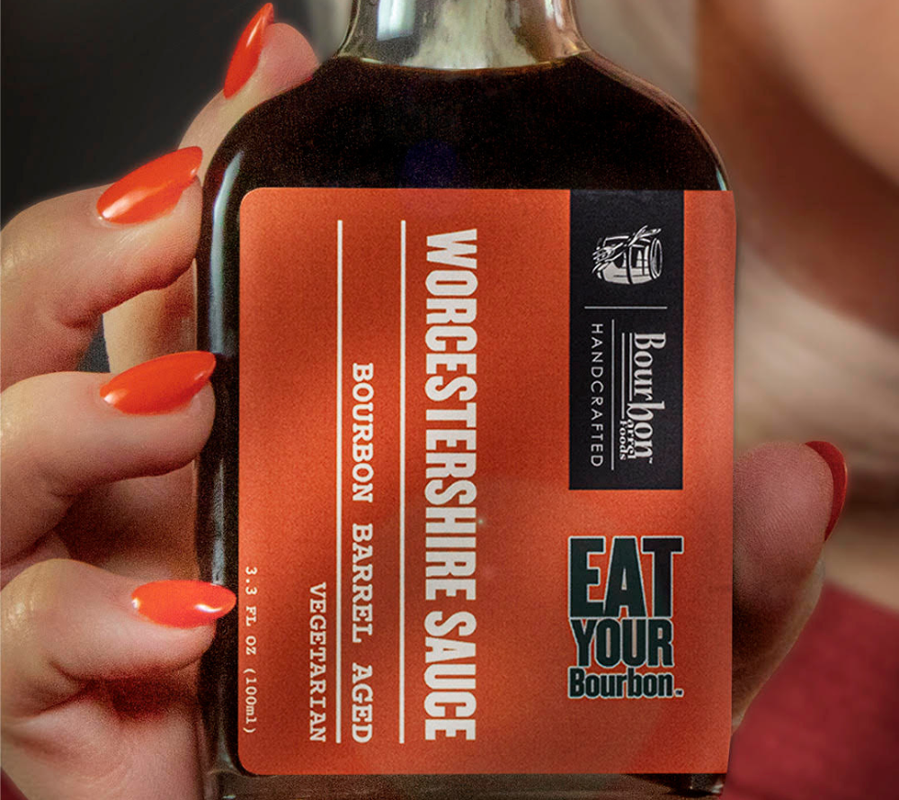 Bourbon Barrel Aged Worcestershire Sauce von Bourbon Barrel Foods kaufen | Würzsauce gereift in Boubon-Fässern | perfekt für Dips, Marinaden | EU-weiter Versand