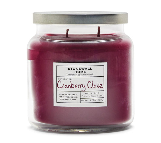 Stonewall Jar Medium Cranberry Clove