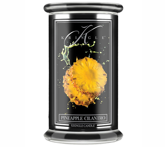 Reserve Jar-Pineapple Cilantro von Kringle Candle kaufen | Duft:  Blumig, Fruchtig, Süß, Vanille, Zitrus | Brenndauer: 100 Stunden | EU-weiter Versand