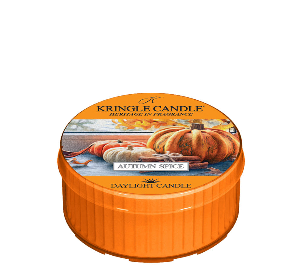Kringle Daylight Autumn Spice von Kringle Candle kaufen | Duft: Zimt, Gebäck, Vanille, Zitrus | Brenndauer: 12 Stunden 