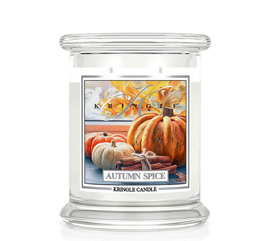 Kringle Jar Medium Autumn Spice von Kringle Candle kaufen | Duft: Zimt, Gebäck, Vanille, Zitrus | Brenndauer: 75 Stunden