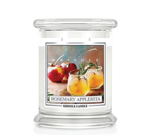 Kringle Jar Medium Rosemary Applerita von Kringle Candle kaufen | Duft: Zimtig, Süß, Frisch, Fruchtig, Zitrus | Brenndauer: 75 Stunden 