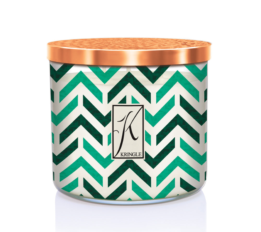 14.5oz Soy Jar Bourbon Bonfire von Kringle Candle kaufen | Duft: Zimtig, Rauchig, Vanille, Whiskey | Brenndauer: 45 Stunden 