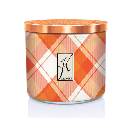 14.5oz Soy Jar Pumpkin Waffles von Kringle Candle kaufen | Duft: Zimtig, Fruchtig, Gebäck, Süß, Vanille | Brenndauer: 45 Stunden