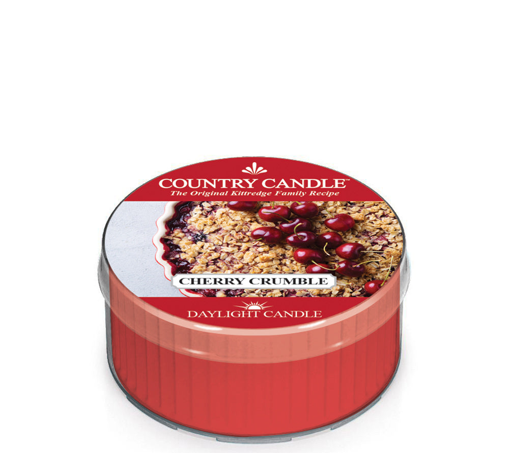 Country Daylight Cherry Crumble von Country Candle kaufen | Duft: Fruchtig, Gebäck, Vanille | Brenndauer: 12 Stunden 