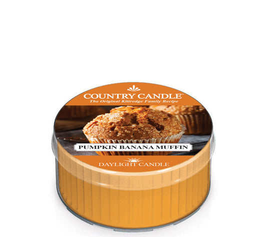 Country Daylight Pumpkin Banana Muffin von Country Candle kaufen | Duft: Zimtig, Fruchtig, Zitrus, Vanille, Banane | Brenndauer: 12 Stunden
