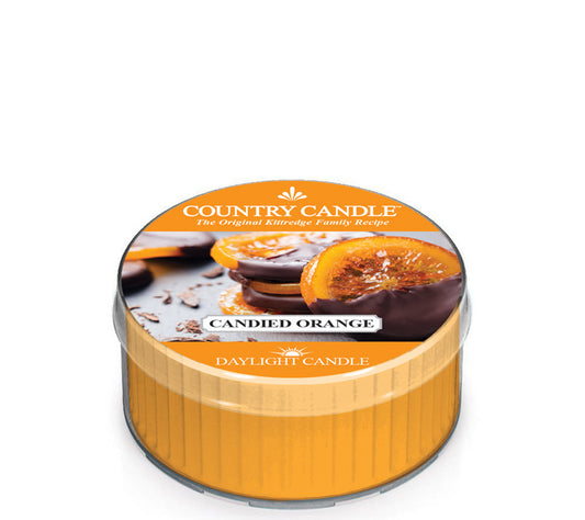Country Daylight Candied Orange von Country Candle kaufen | Duft: Süß, Zitrus, Vanille, Orange | Brenndauer: 12 Stunden 