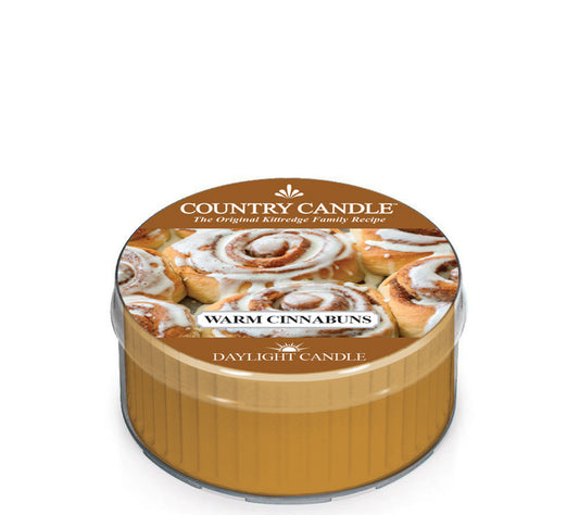 Country Daylight Warm Cinnabuns von Country Candle kaufen | Duft: Zimt, Vanille, Ahorn, süß | Brenndauer: 12 Stunden