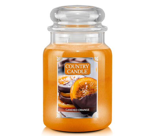 Country Jar Large Candied Orange