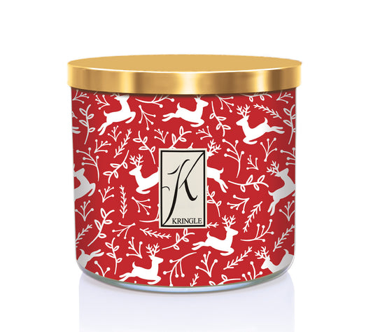 14.5oz Soy Jar Reindeer Beer von Kringle Candle kaufen | Duft: Süß, Vanille, Wurzelbierlimonade | Brenndauer: 45 Stunden