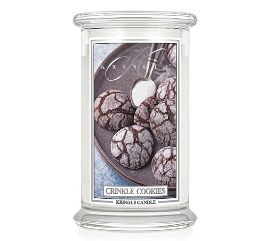 Kringle Jar Large Crinkle Cookies von Kringle Candle kaufen | Duft: Süß, Schokolade, Espresso, Sahne | Brenndauer: 100 Stunden