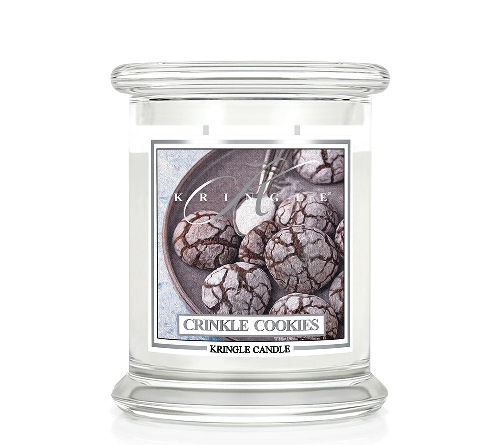 Kringle Jar Medium Crinkle Cookies von Kringle Candle kaufen | Duft: Süß, Schokolade, Espresso, Sahne | Brenndauer: 75 Stunden 