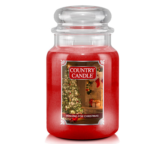Country Jar Large Wishing for Christmas