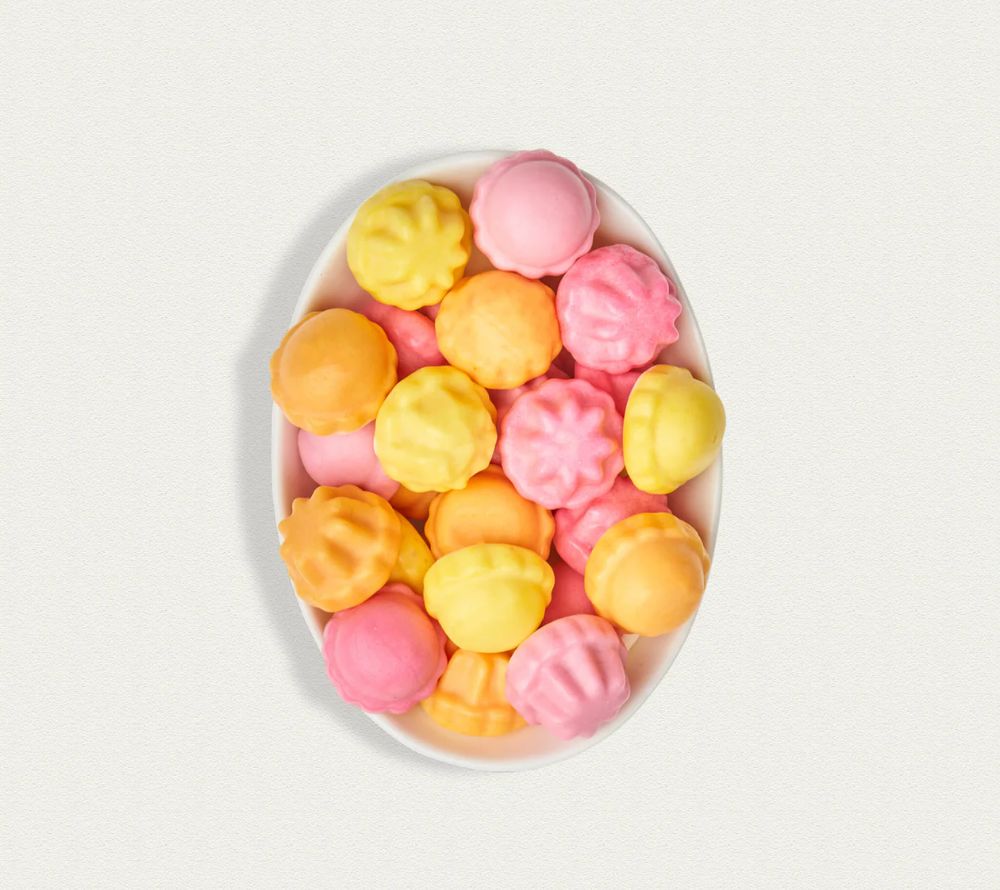 Fruit Yoghurt Cups von Yumma Candy (Pouch) kaufen | cremig, fruchtig, vielfältig | Ideal als Nascherei, Snack, Geschenk