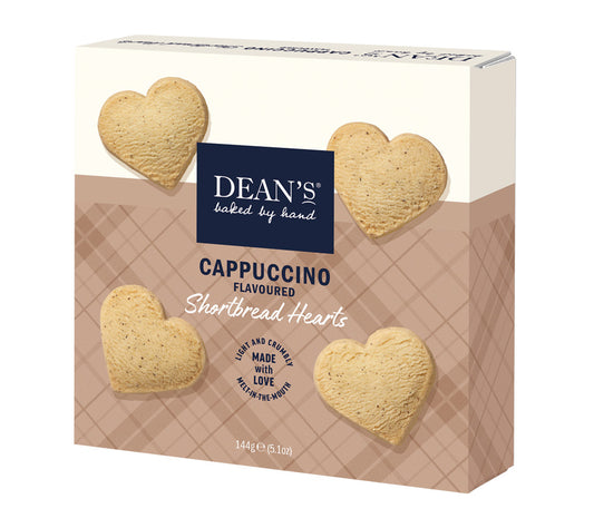 Cappuccino Shortbread Hearts