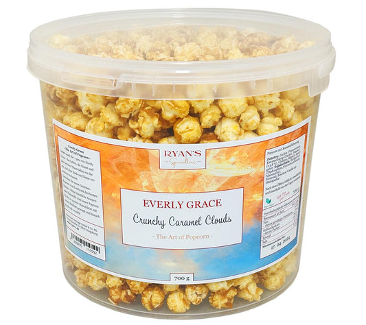 Everly Grace Popcorn Crunchy Caramel Clouds (5 Liter - 600 g)