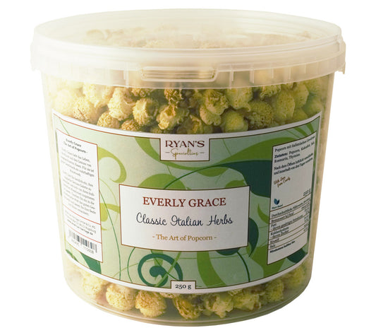 Everly Grace Popcorn Classic Italian Herbs (5 Liter - 250 g)
