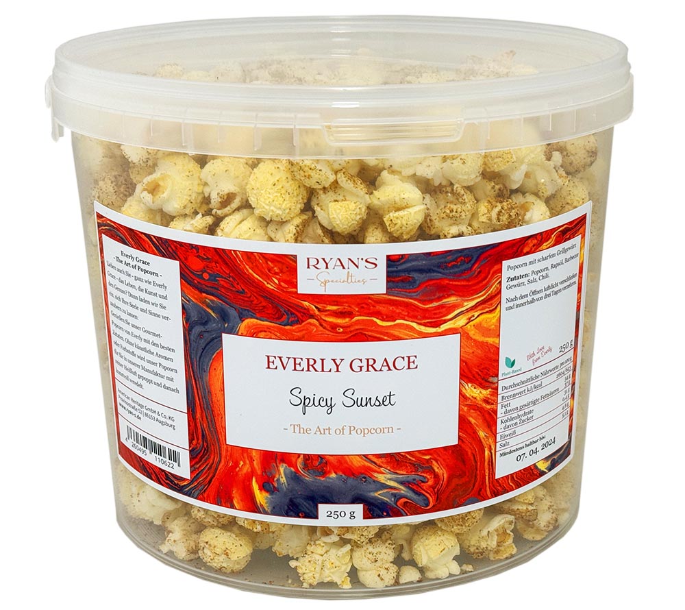 Everly Grace Popcorn Spicy Sunset (5 Liter - 250 g)