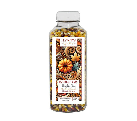 Everly Grace Pumpkin Time Popcornkörner (425 g) – Gourmet-Popcorn aus den USA. Jetzt bei Ryan's Specialties B2B online kaufen und Herbstgenuss sichern!