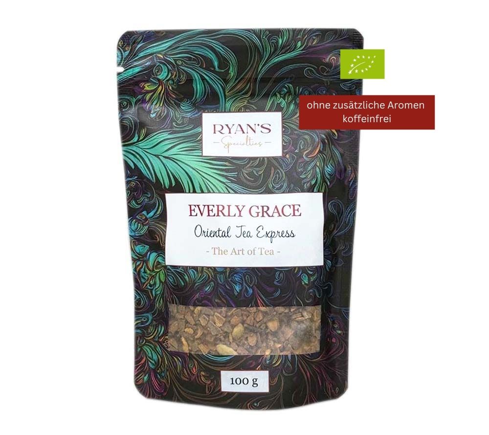 Oriental Tea Express Tee von Everly Grace | Exotischer Bio-Chai-Tee | luxuriöser Charme des historischen Orient Express | 100 % Bio-Qualität