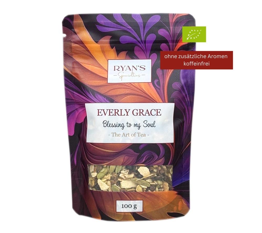 Blessing to My Soul Tea von Everly Grace | Ein Moment der Ruhe | wohltuende, ayurvedisch inspirierte Teemischung | ohne künstliche Zusätze | 100% Bio