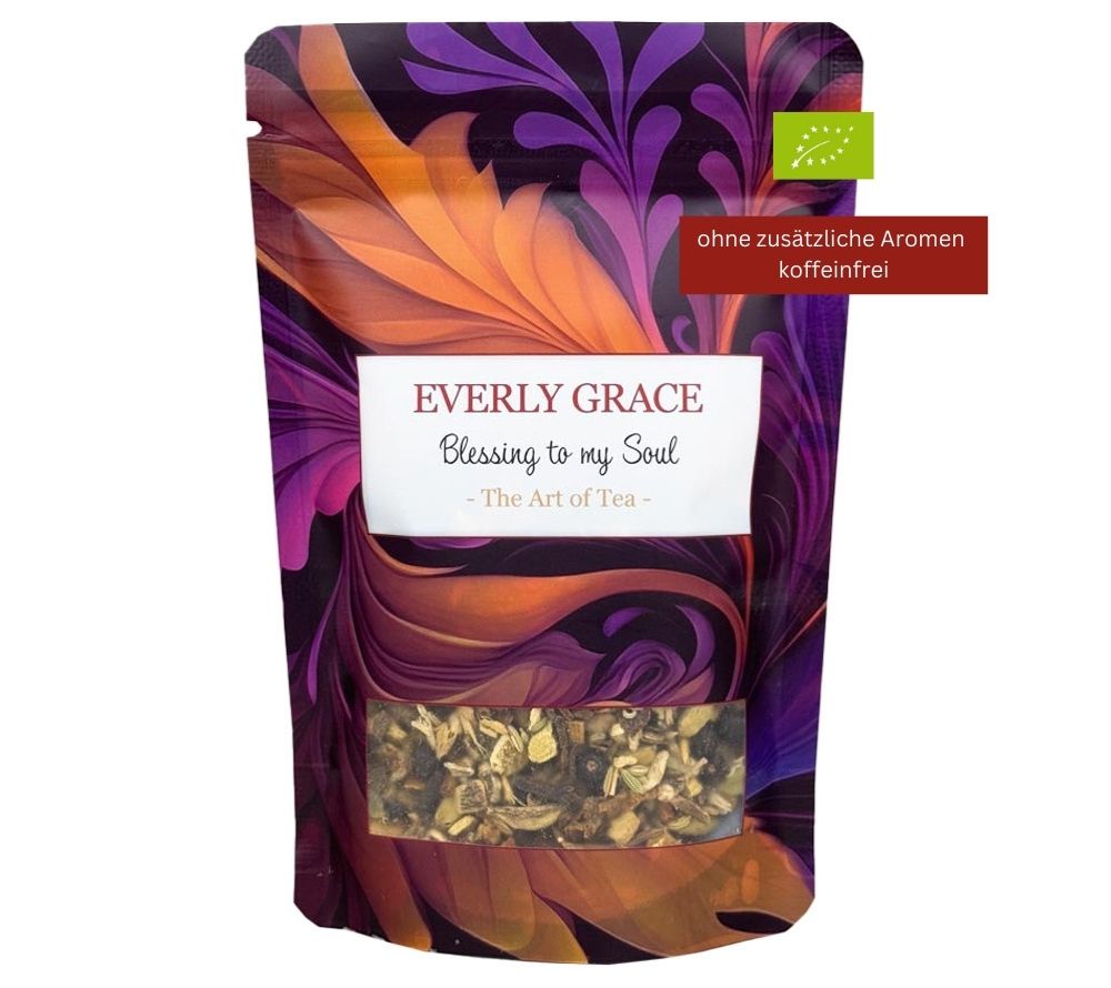 Blessing to My Soul Tea von Everly Grace | Ein Moment der Ruhe | wohltuende, ayurvedisch inspirierte Teemischung | ohne künstliche Zusätze | 100% Bio