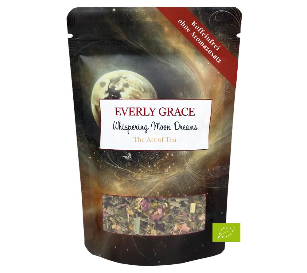 Whispering Moon Dreams Tee von Everly Grace | Bio-Kräutertee für entspannte Abende | wohltuende Wirkung | Optisches Highlight im Sortiment