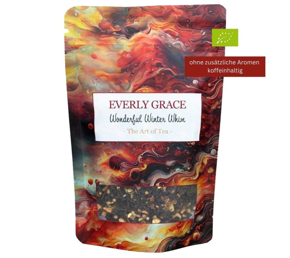 Wonderful Winter Whim Tee von Everly Grace | Zauber des Winters für Ihr Sortiment | 100% Bio-Schwarztee | Winter-, Saison-, Geschenkartikel