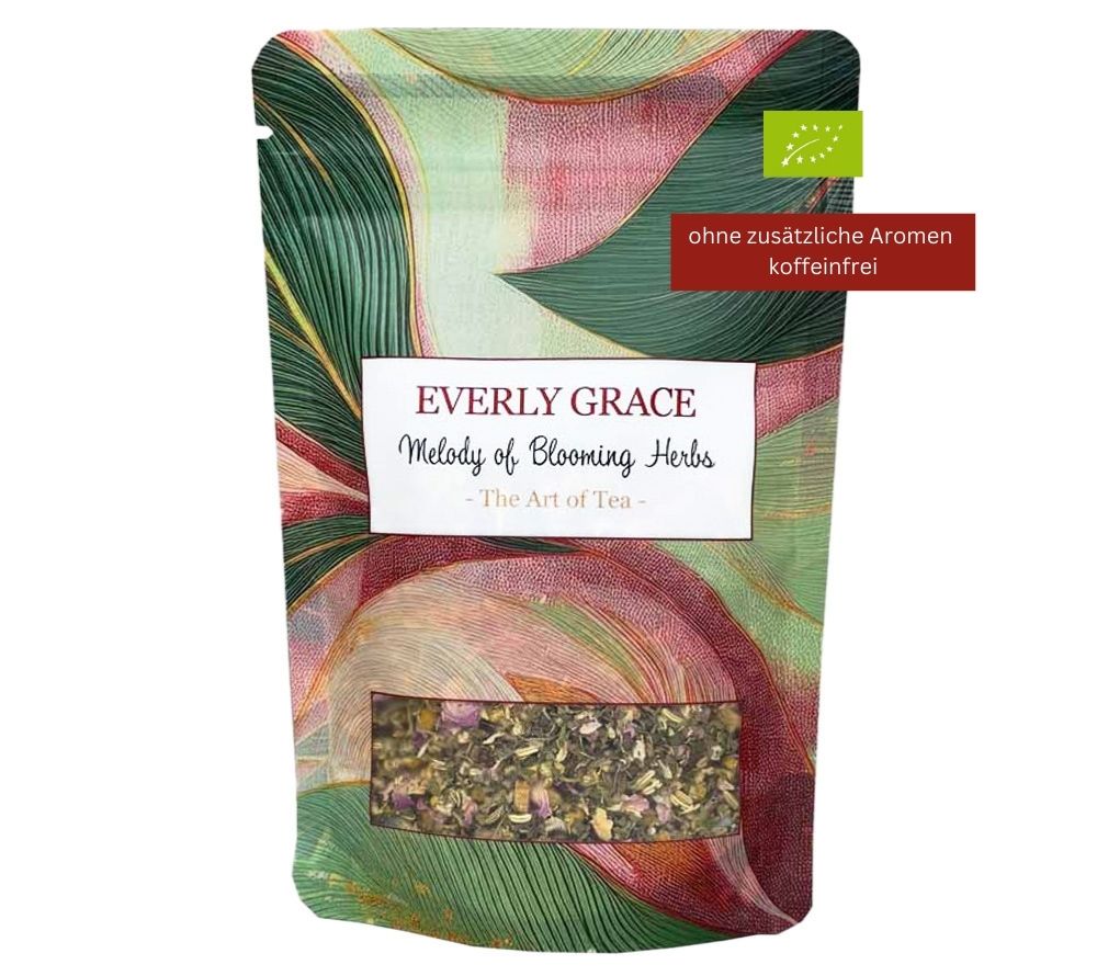 Melody of Blooming Herbs Tee von Everly Grace | Natürlicher Kräutergenuss für Ihr Sortiment | exquisiter, harmonischer Bio-Kräutertee