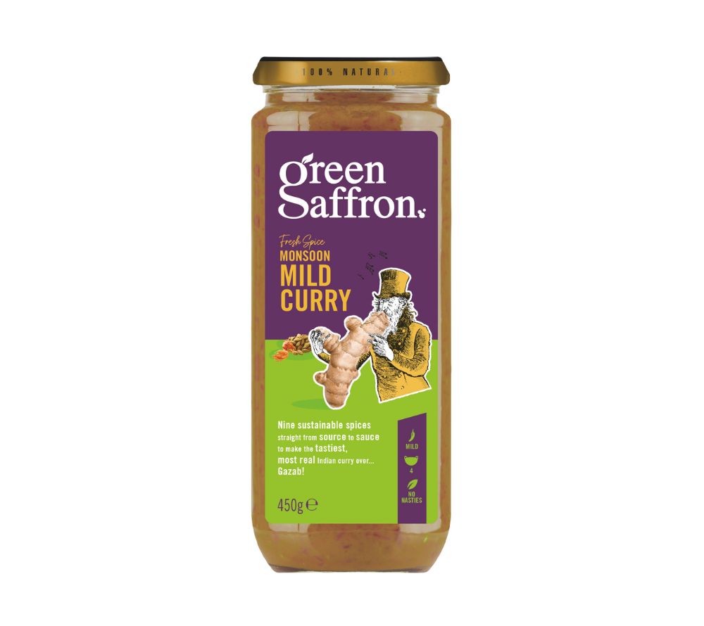 Mild Curry Sauce von Green Saffron bestellen | Authentische Produkte mit Geschichte | Nachhaltigkeit als Verkaufsargument | EU-weiter Versand