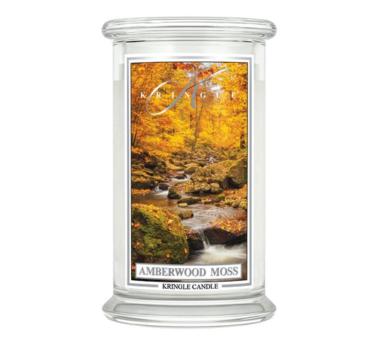 Kringle Jar Large Amberwood Moss kaufen | Duft: Grüne Fougère, Tannenharz, Balsam, Moos, Amber, erdige Nuancen | Brenndauer: 100 Stunden | Jetzt bestellen!