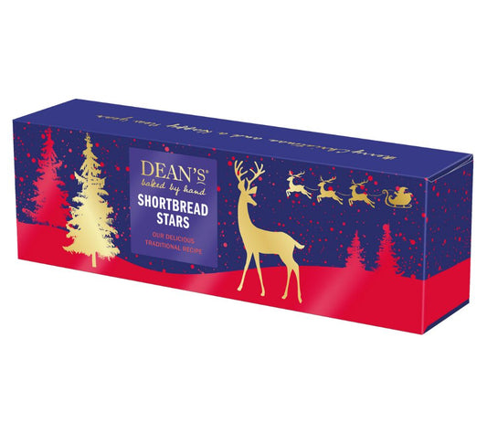 Dean’s | Shortbread Stars | Buttrig, zart & festlich | Traditionell schottisch | Perfekt zu Weihnachten | Jetzt genießen!