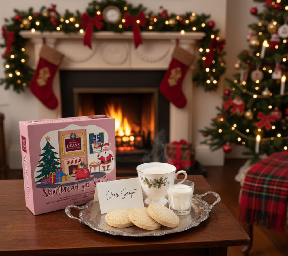Dean’s | Shortbread for Santa | Buttrig, festlich & liebevoll verpackt | Traditionell schottisch | Jetzt genießen!