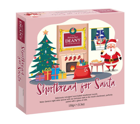 Dean’s | Shortbread for Santa | Buttrig, festlich & liebevoll verpackt | Traditionell schottisch | Jetzt genießen!