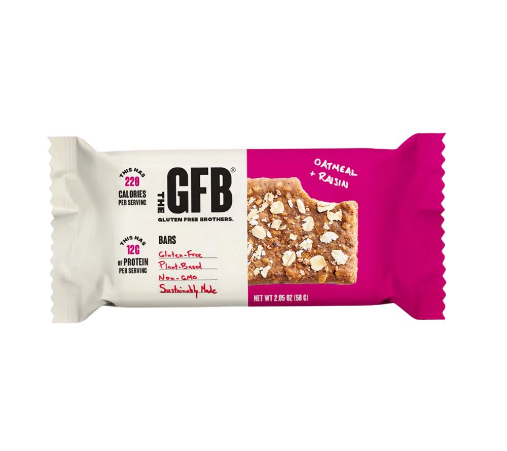 Oatmeal Raisin Bar – veganer Proteinriegel mit Hafer & Rosinen. Glutenfrei, nachhaltig & ideal für moderne Health-Food-Konzepte.