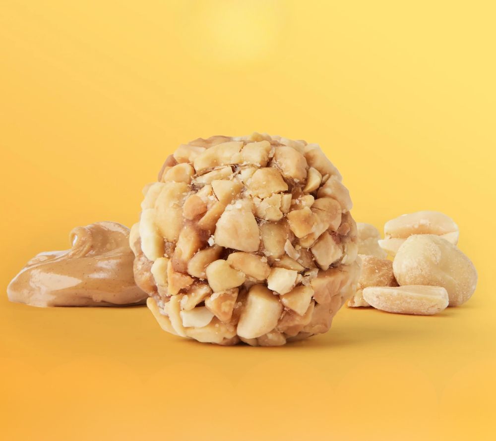 Peanut Butter Bites – cremig, proteinreich & vegan. Glutenfrei, nachhaltig & ideal für bewusste Snack-Konzepte mit hohem Abverkaufspotenzial.