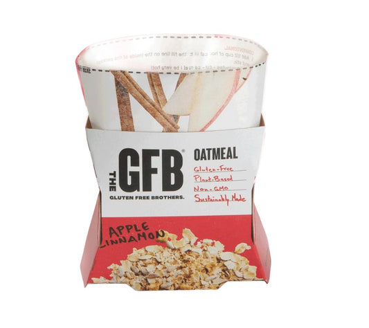 Apple Cinnamon Oatmeal – vegan, glutenfrei & natürlich süß. Mit Apfel & Zimt für warme Genussmomente – ideal für Frühstück & gesunde To-go-Angebote.