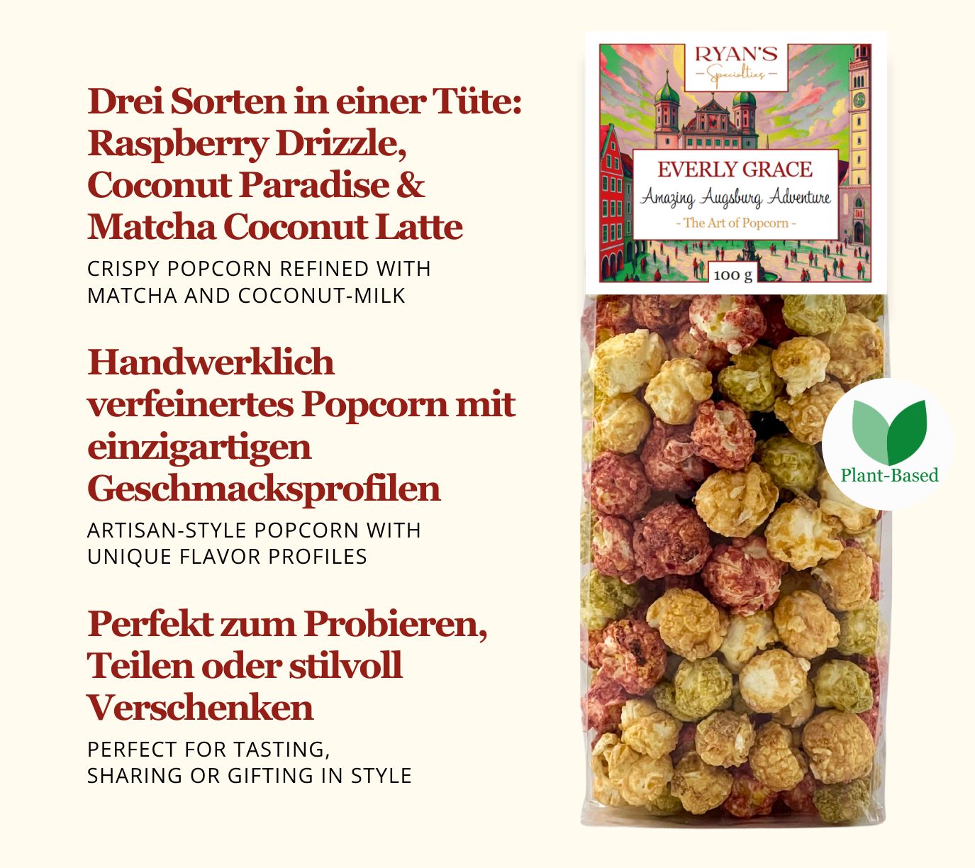 Everly Grace Popcorn Amazing Augsburg Adventure Bag 100 g
