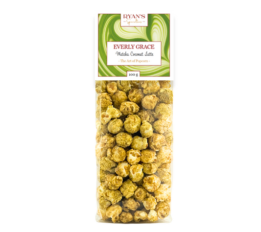 Everly Grace Popcorn Matcha Coconut Latte Bag 100 g